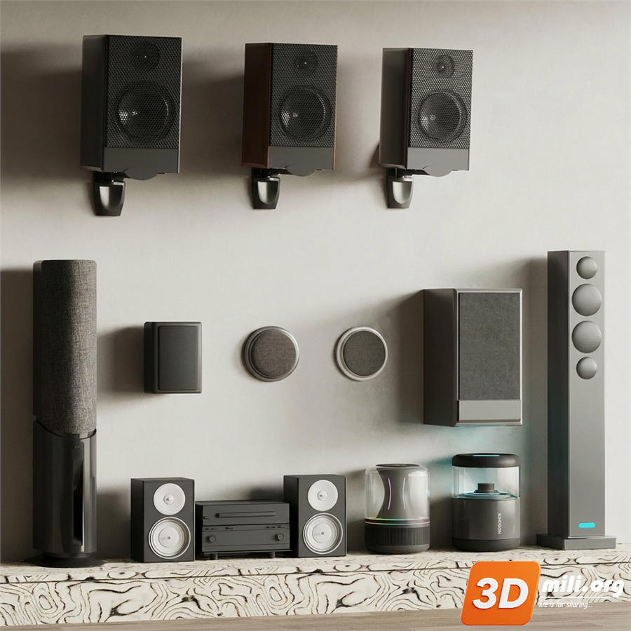 Audio tech 3D Models